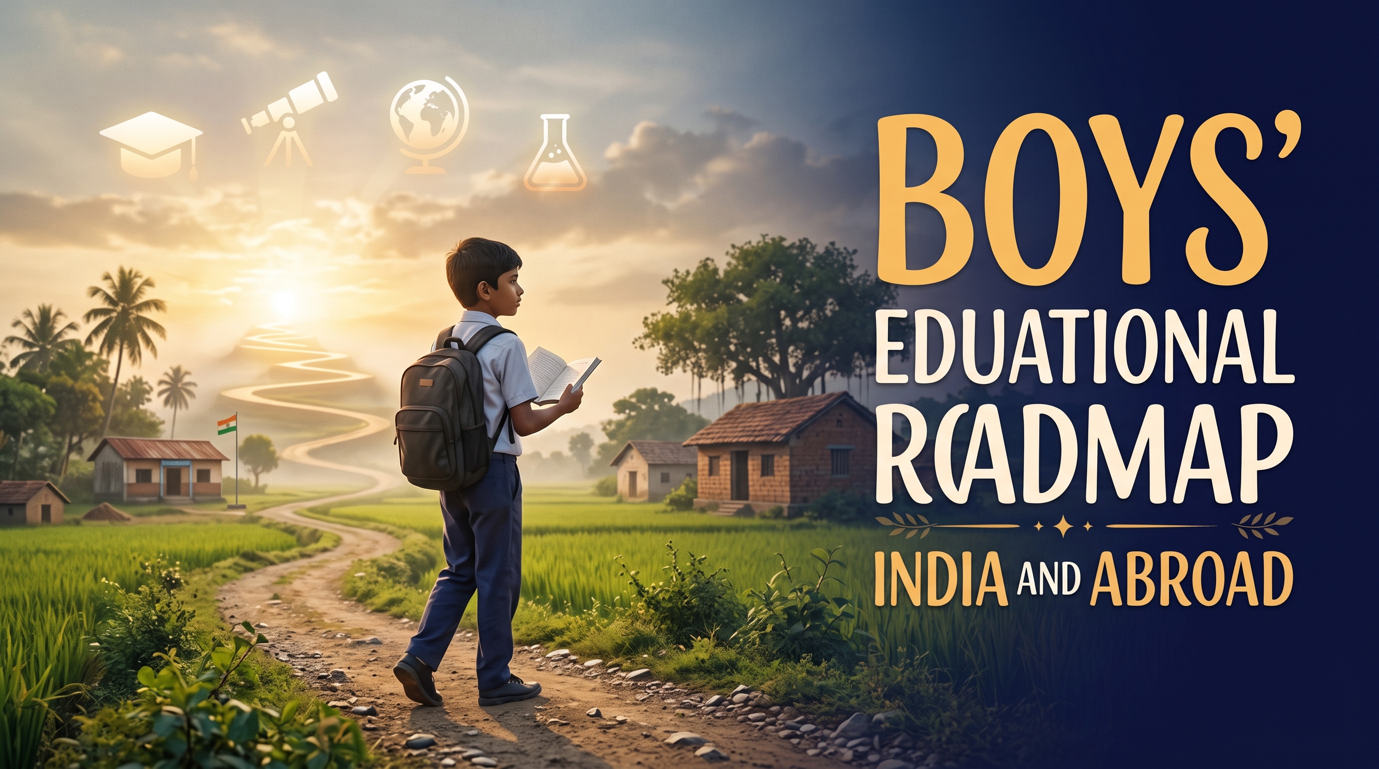 Boys' Education Roadmap: India and Abroad