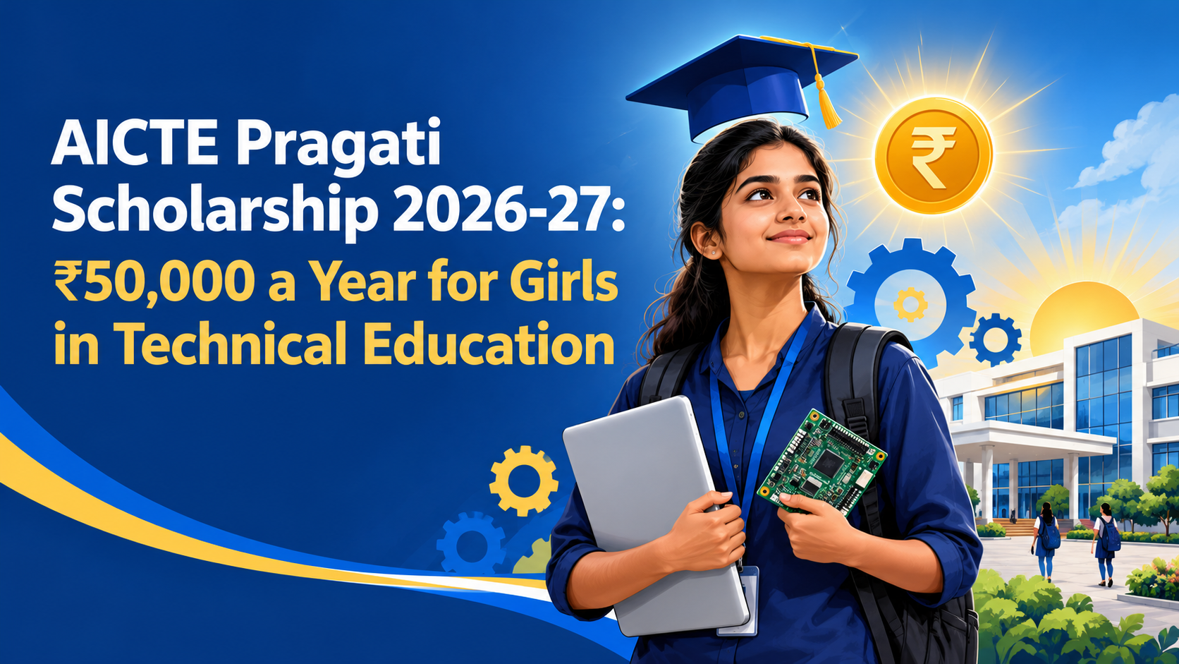 AICTE Pragati Scholarship 2026-27: For Girls 